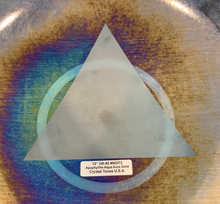 Load image into Gallery viewer, 12&quot; G#-45 Apophyllite, Aqua Aura Gold Crystal Singing Bowl
