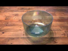 Load and play video in Gallery viewer, 12&quot; G#-45 Apophyllite, Aqua Aura Gold Crystal Singing Bowl
